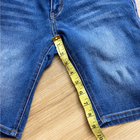 ❤️😎Paris Blues Blue Bermuda Denim Vintage Shorts - Picture 9 of 9